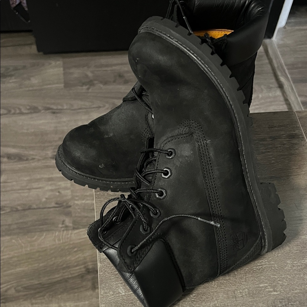 Timberland Black Lace Up Boots